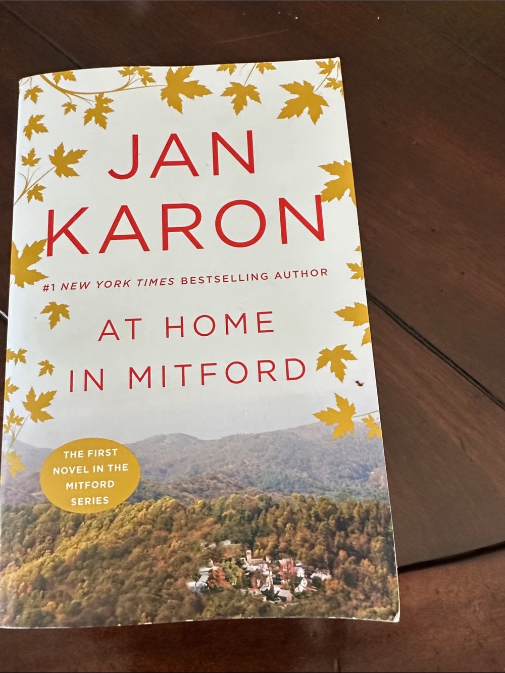 At Home in Mitford - White & Gold Paperback Novel